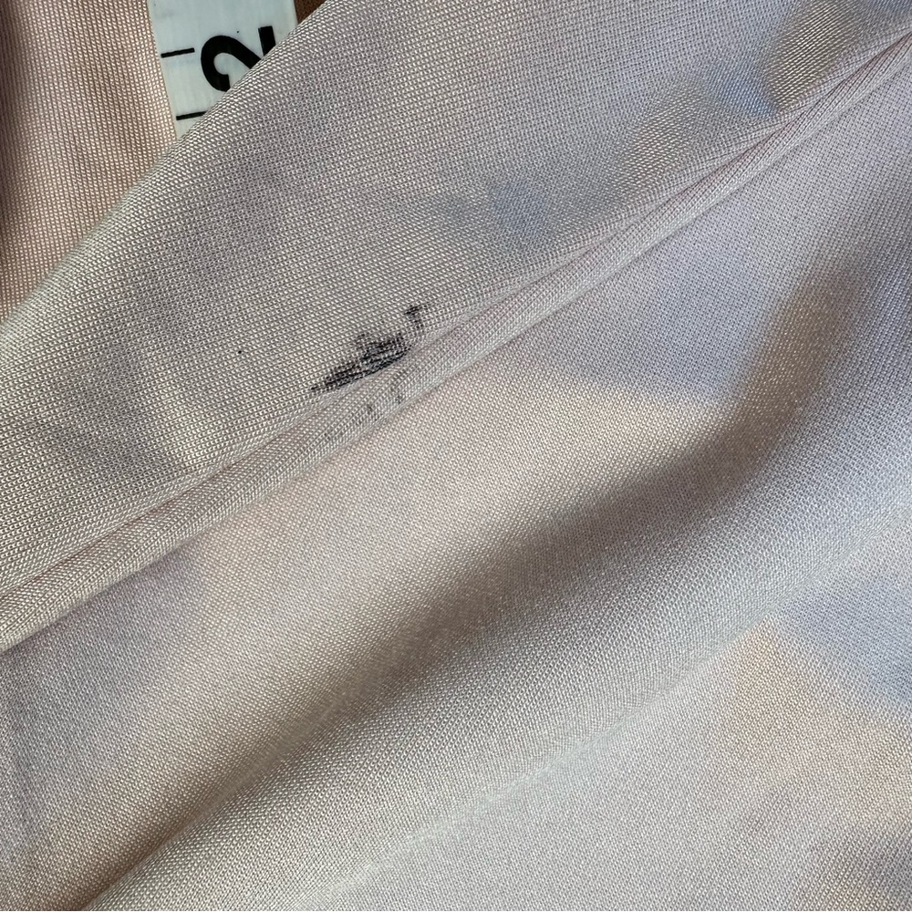 Melrose & Market Square Neck Long Sleeve Ruching Stretch Pleat Office‎ Pink XL - Picture 11 of 11